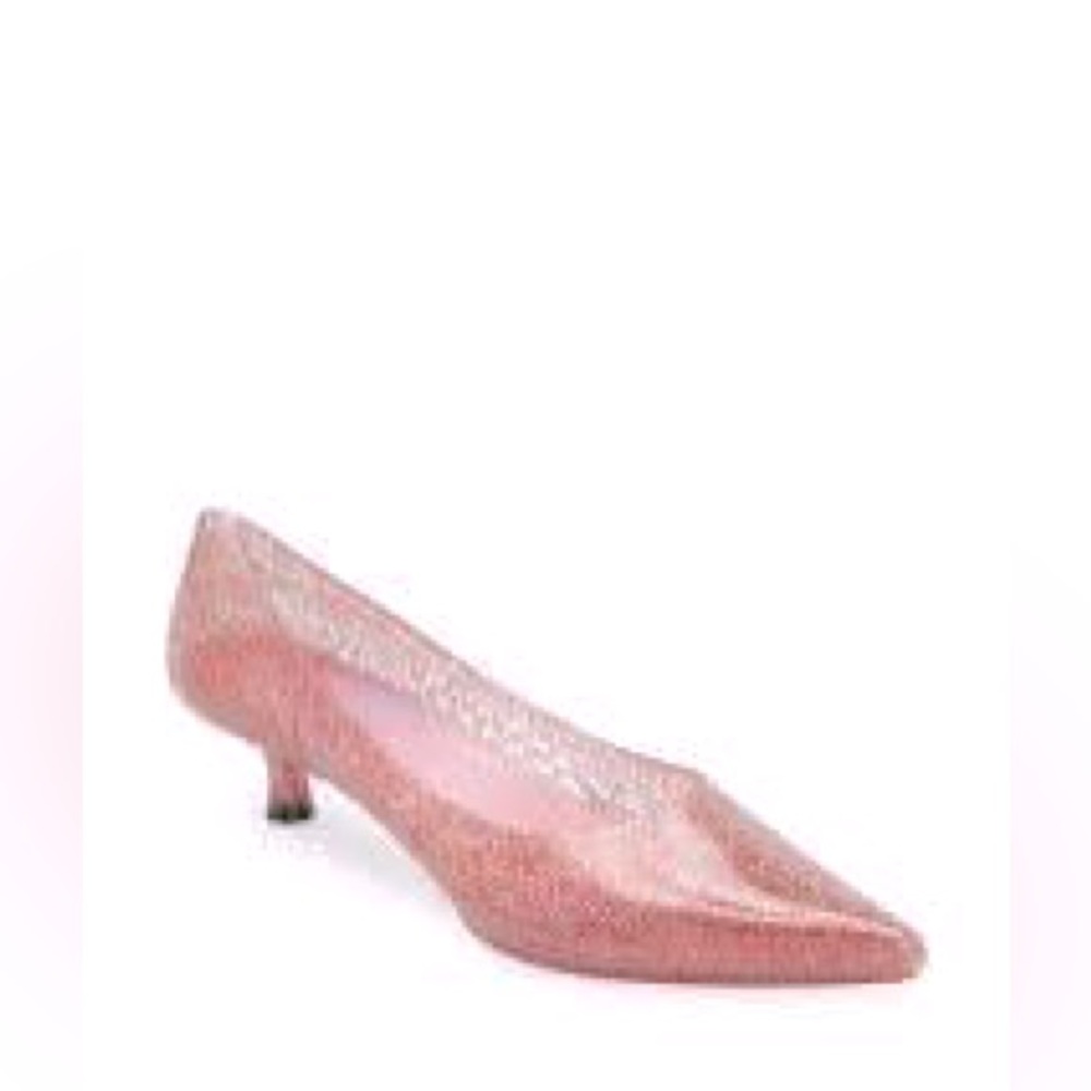 Rare! SoldOut! JeffreyCampbell for NordstromPinkGlitterKittenHeel💘